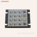 Payment Kiosk အတွက် Metal Encryption PIN pad